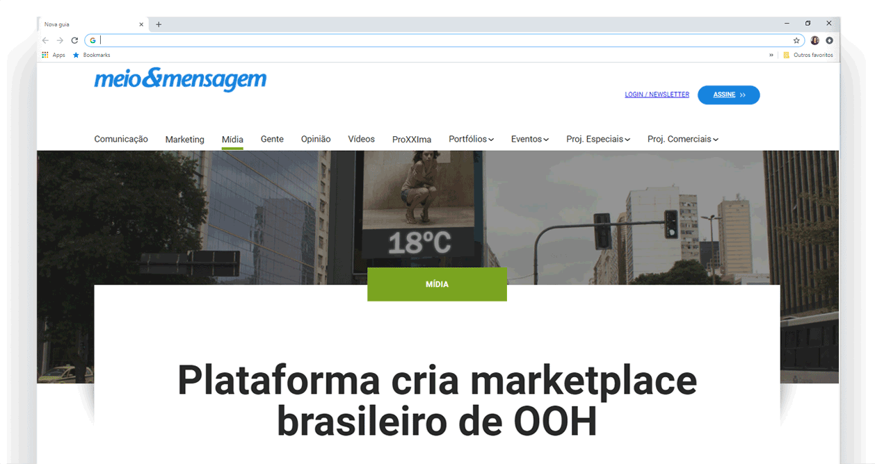 Veiculando no Meio e Mensagem